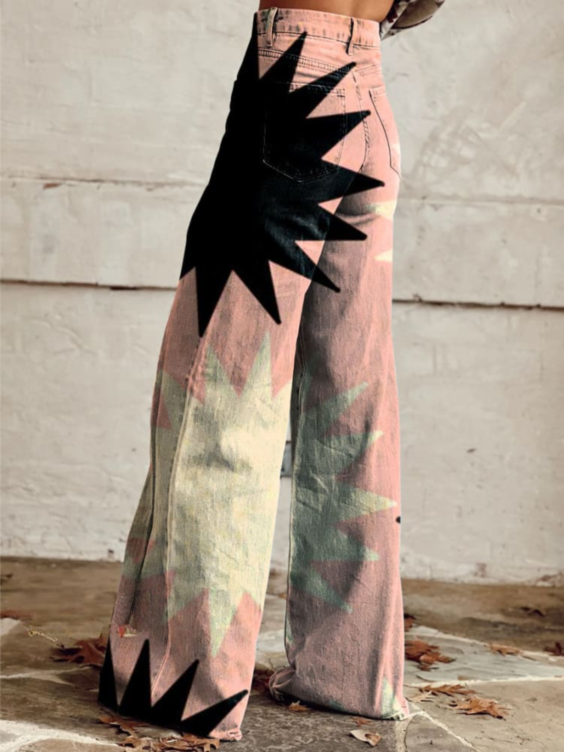 Esplosione Rosa Pantaloni Eleganti