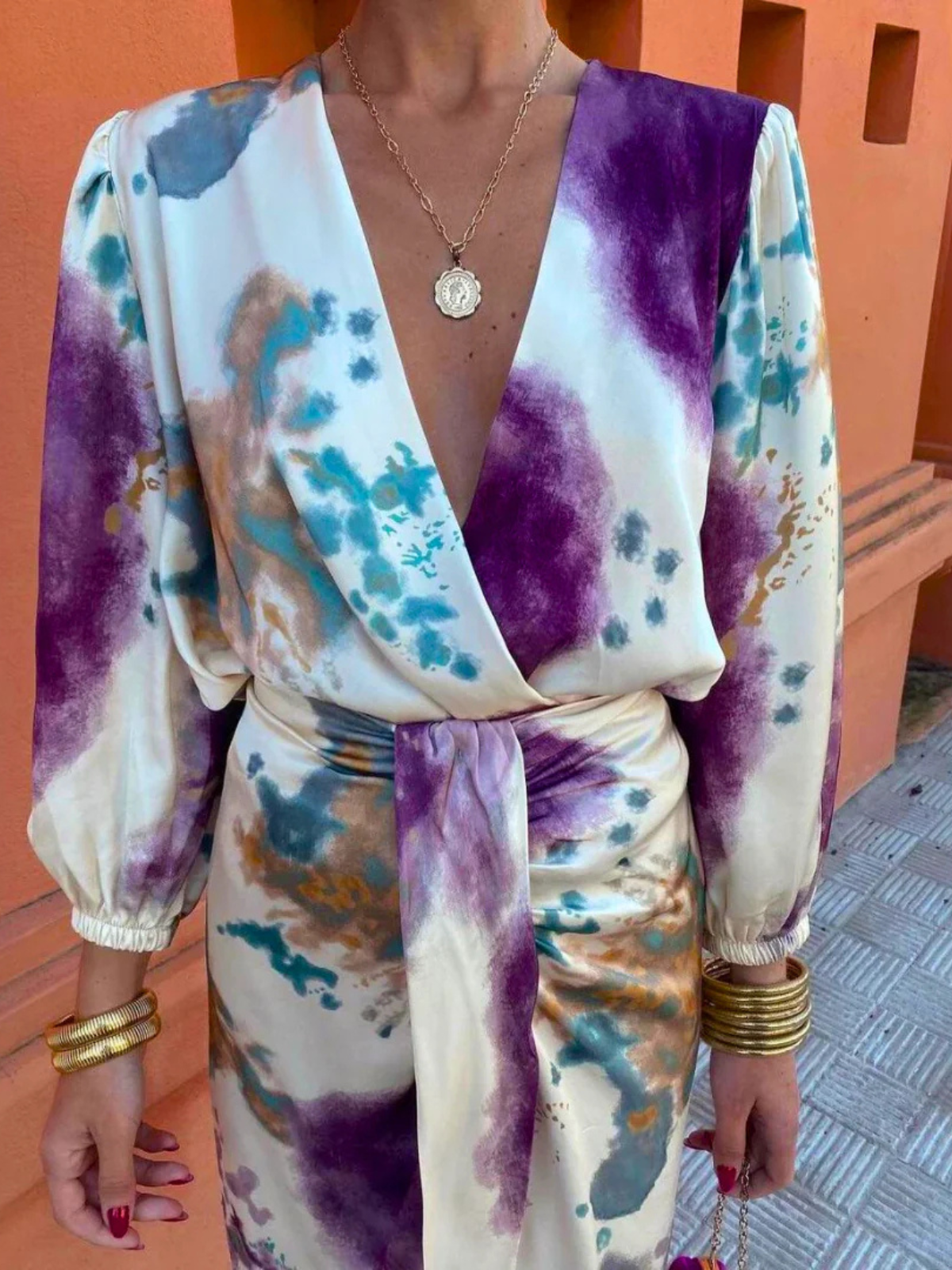 Abito Elegante Snellente a Due Pezzi