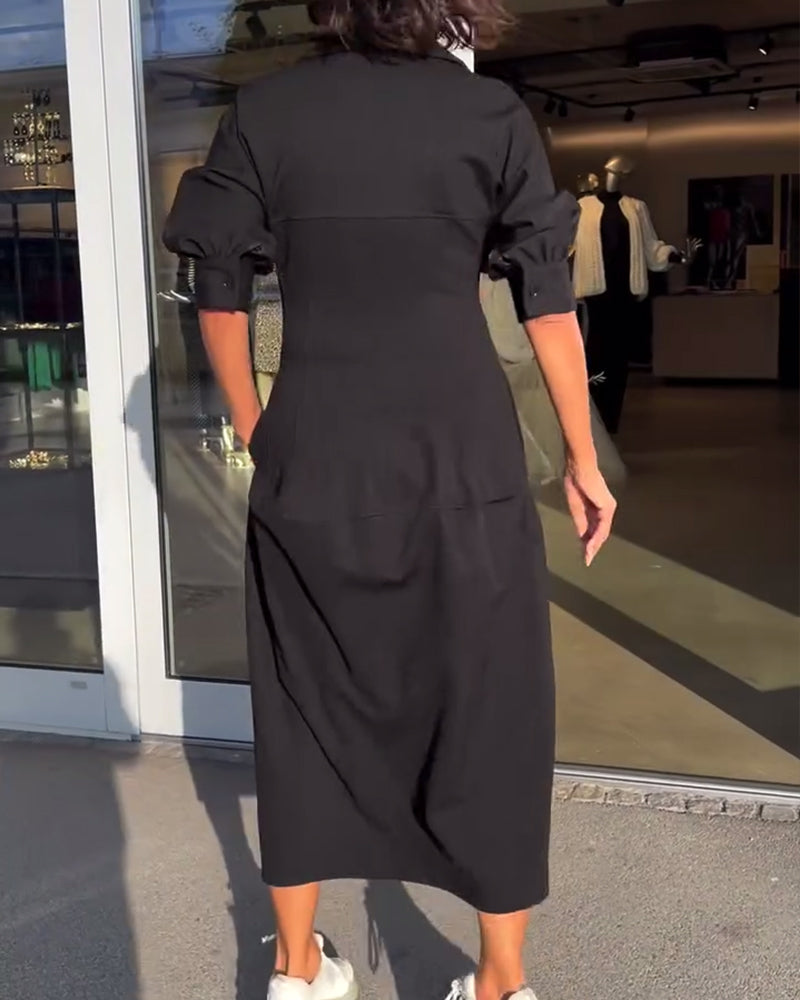 Abito Lungo Comfort-Elegante