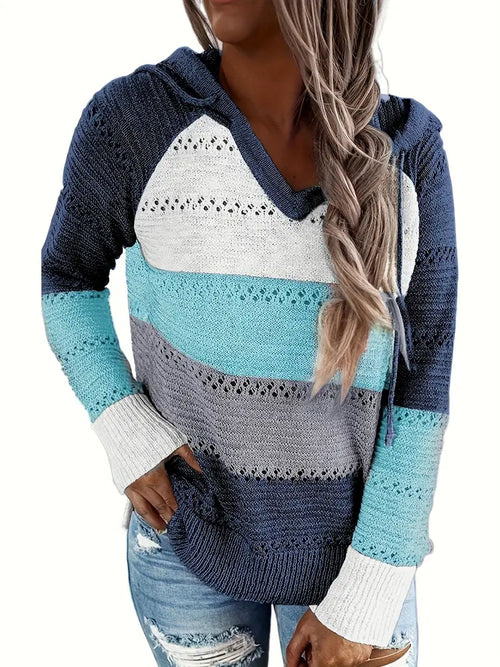 Maglione Lungo Cappuccio Snellente