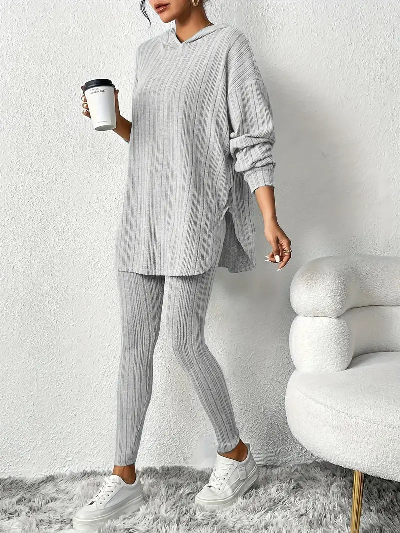 Felpa Lunga Cappuccio Avvolgente