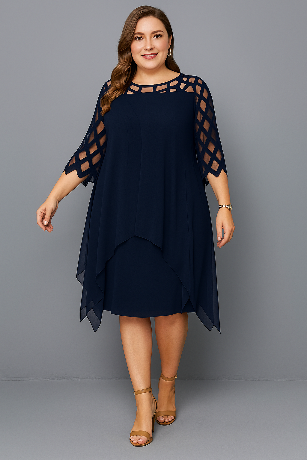 Elegante Abito Chiffon