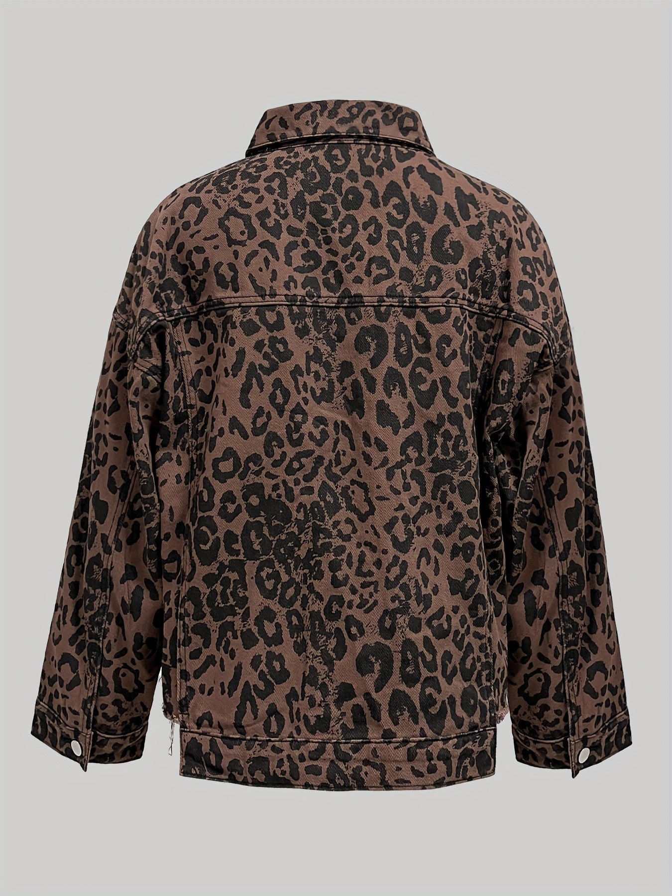 Camicia Leopardata Anti-Piega