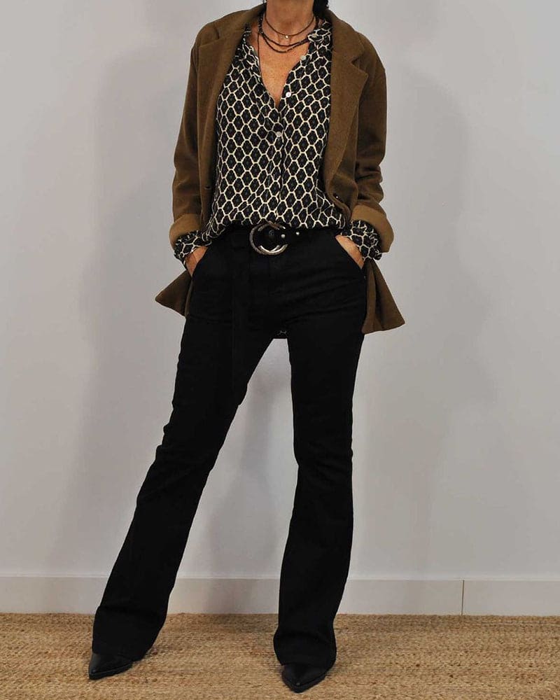 Eleganza-Toscana V-Neck Blouse