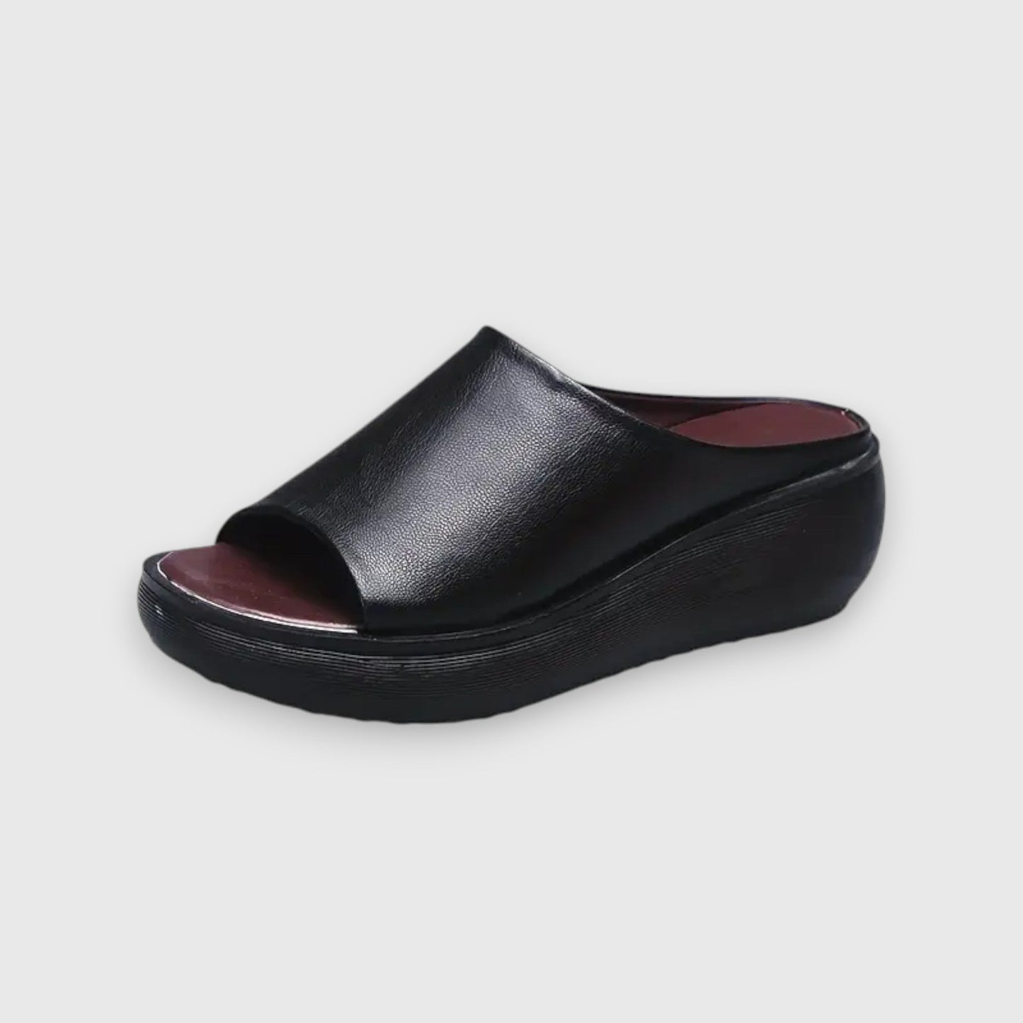 Sandali Comfort Faux-Leder