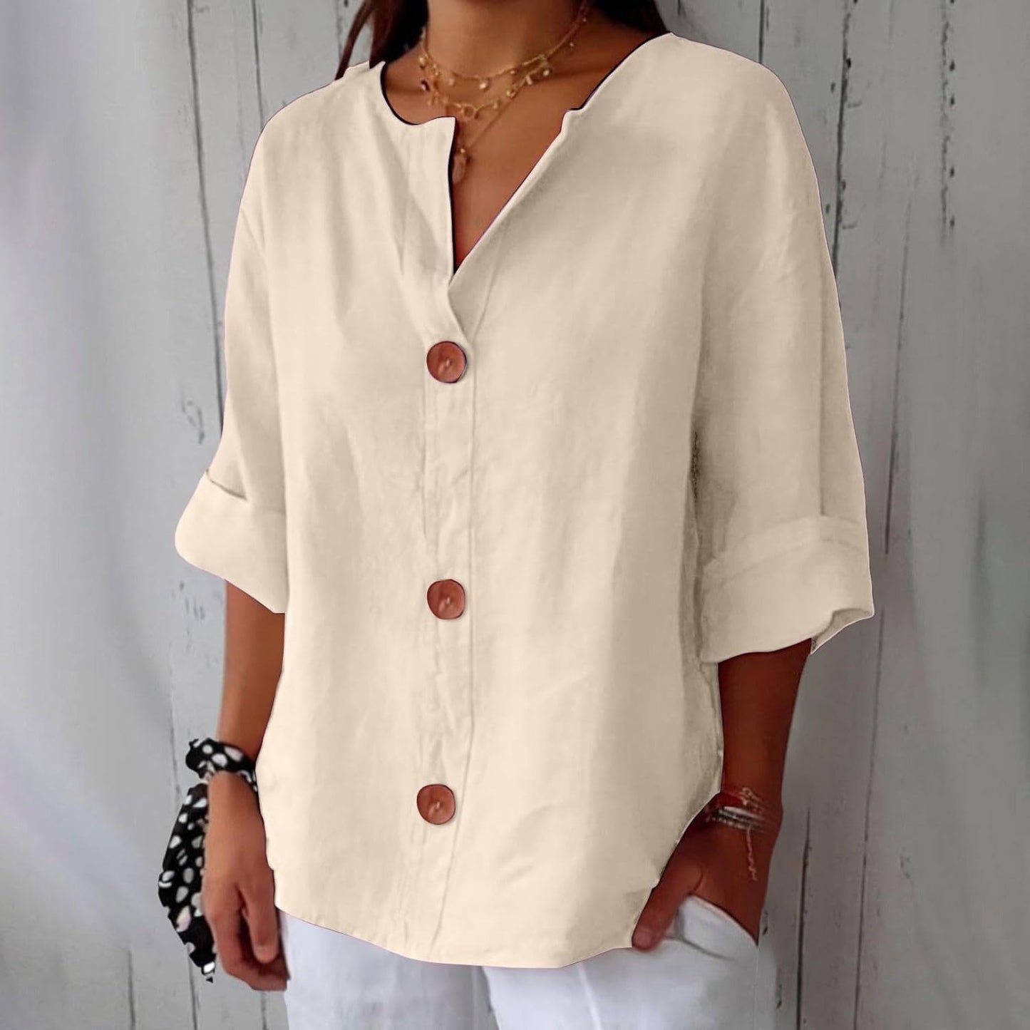 Blusa Lino Anti-Caldo
