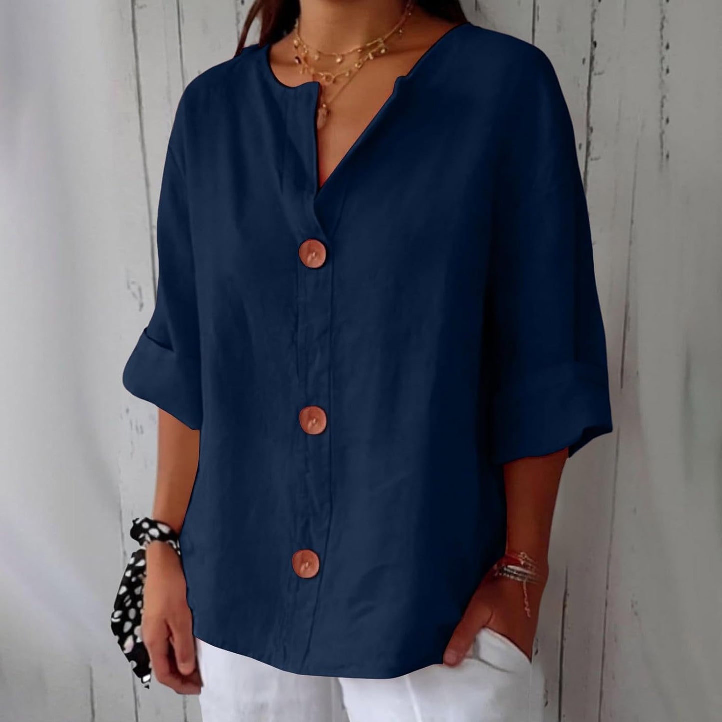 Blusa Lino Anti-Caldo