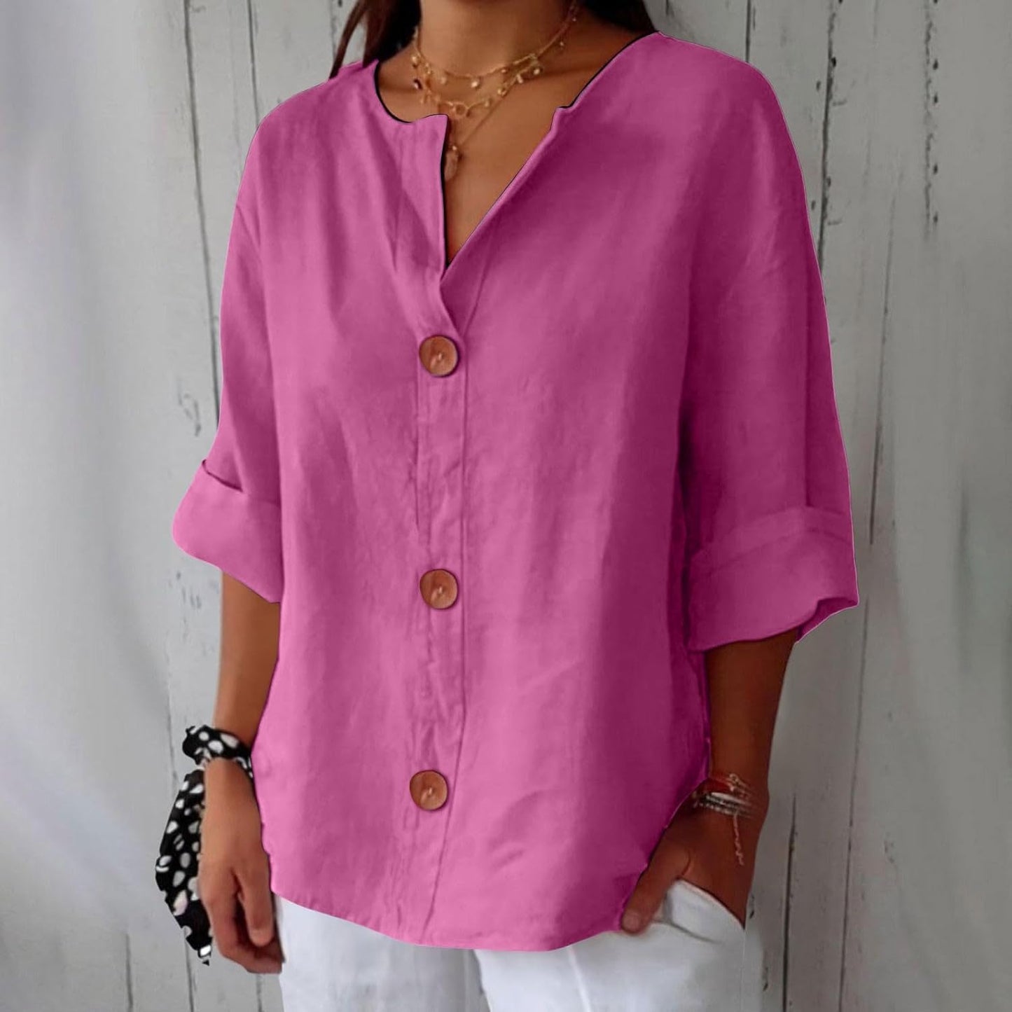 Blusa Lino Anti-Caldo