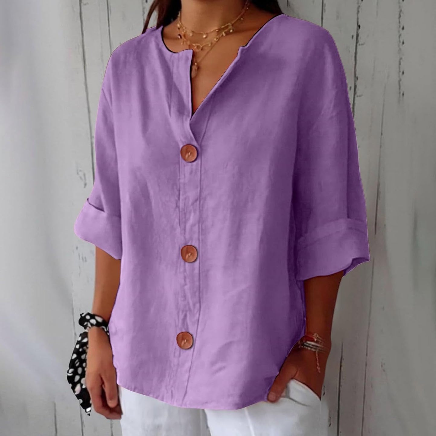 Blusa Lino Anti-Caldo