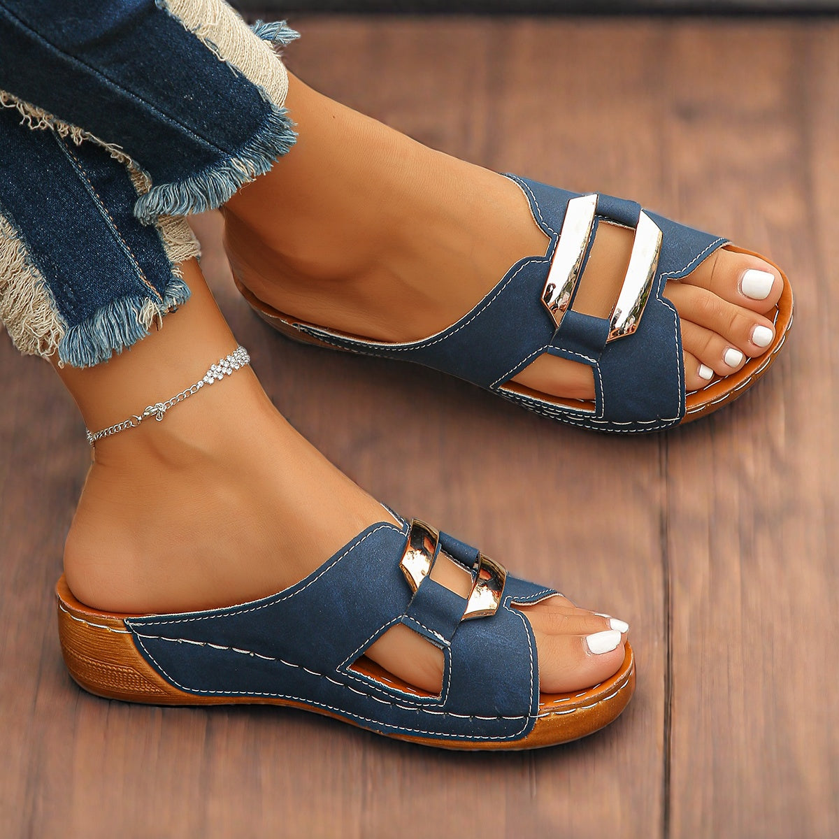 Sandali Scivola Comfort Capri
