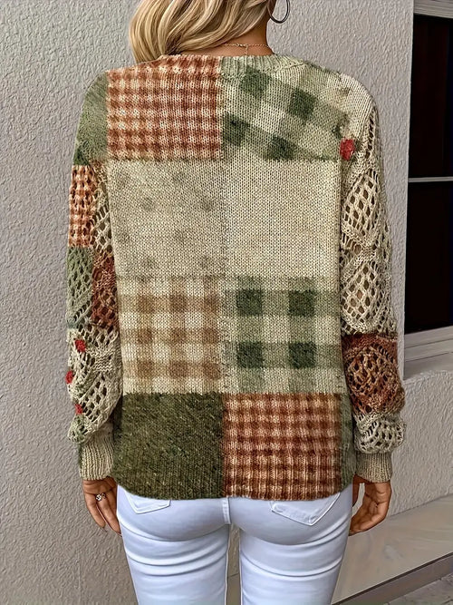 Maglione Floreale Traspirante