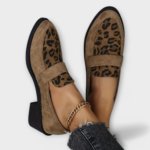 Scarpe Eleganti Luce Leopardo