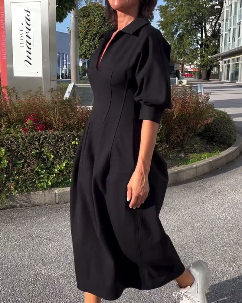 Abito Lungo Comfort-Elegante