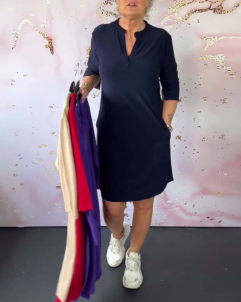 Abito-Eleganza-V-Scollo