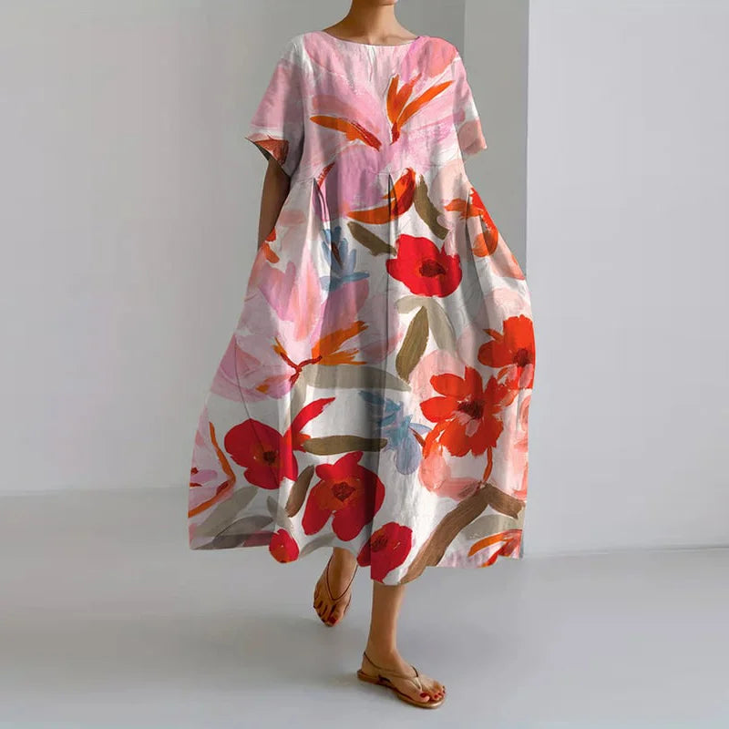 Abito Floreale Comfort