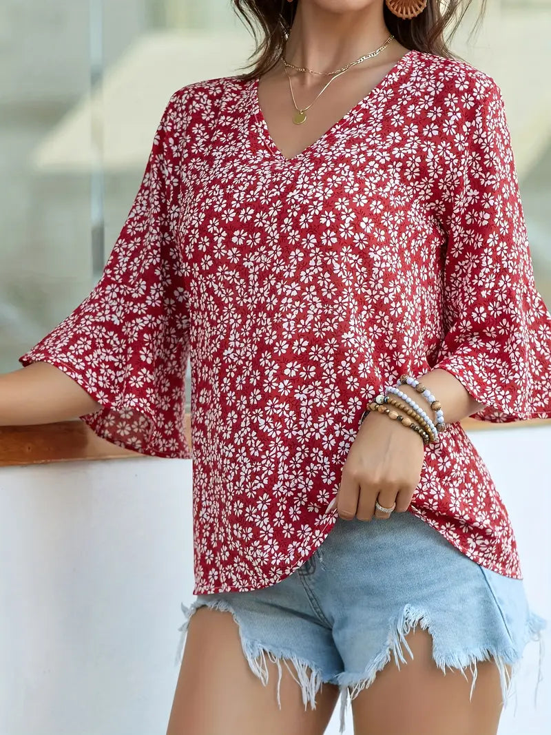 Blusa Floreale Termo-Leggera