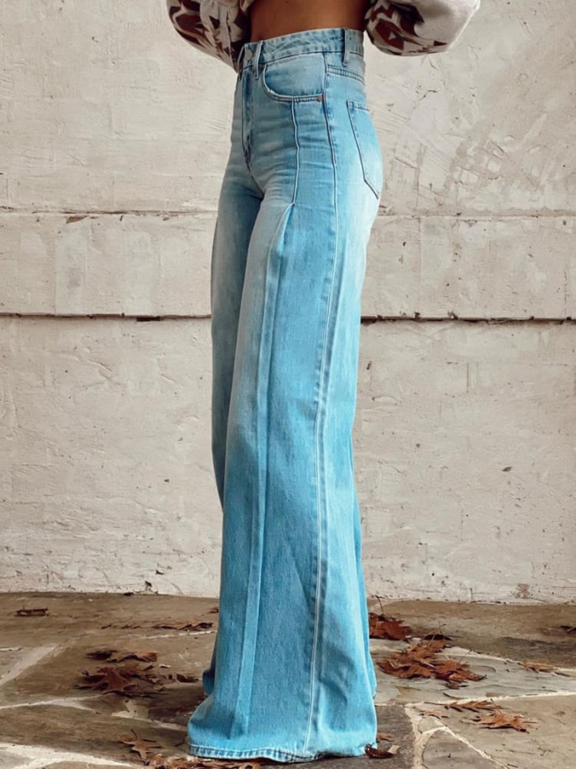 Pantaloni Eleganti Gamba-Larga