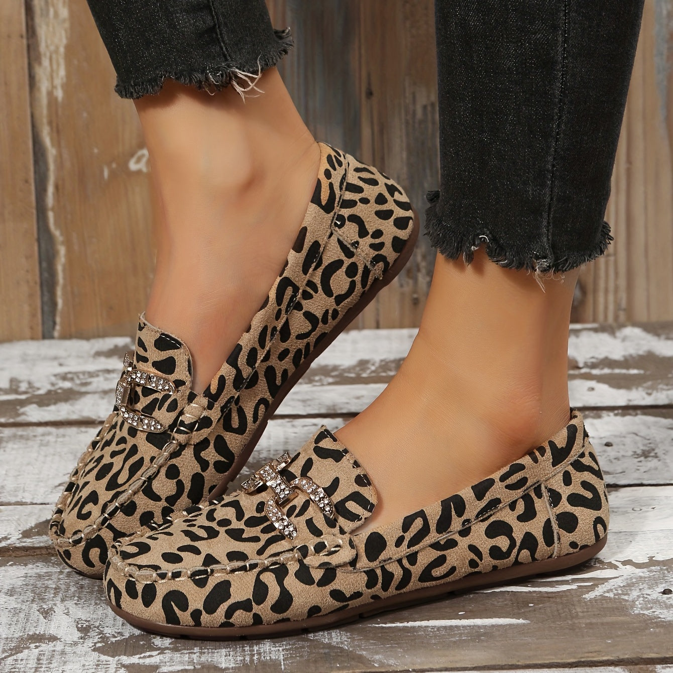 Ballerine Extra-Comfort Leopardate