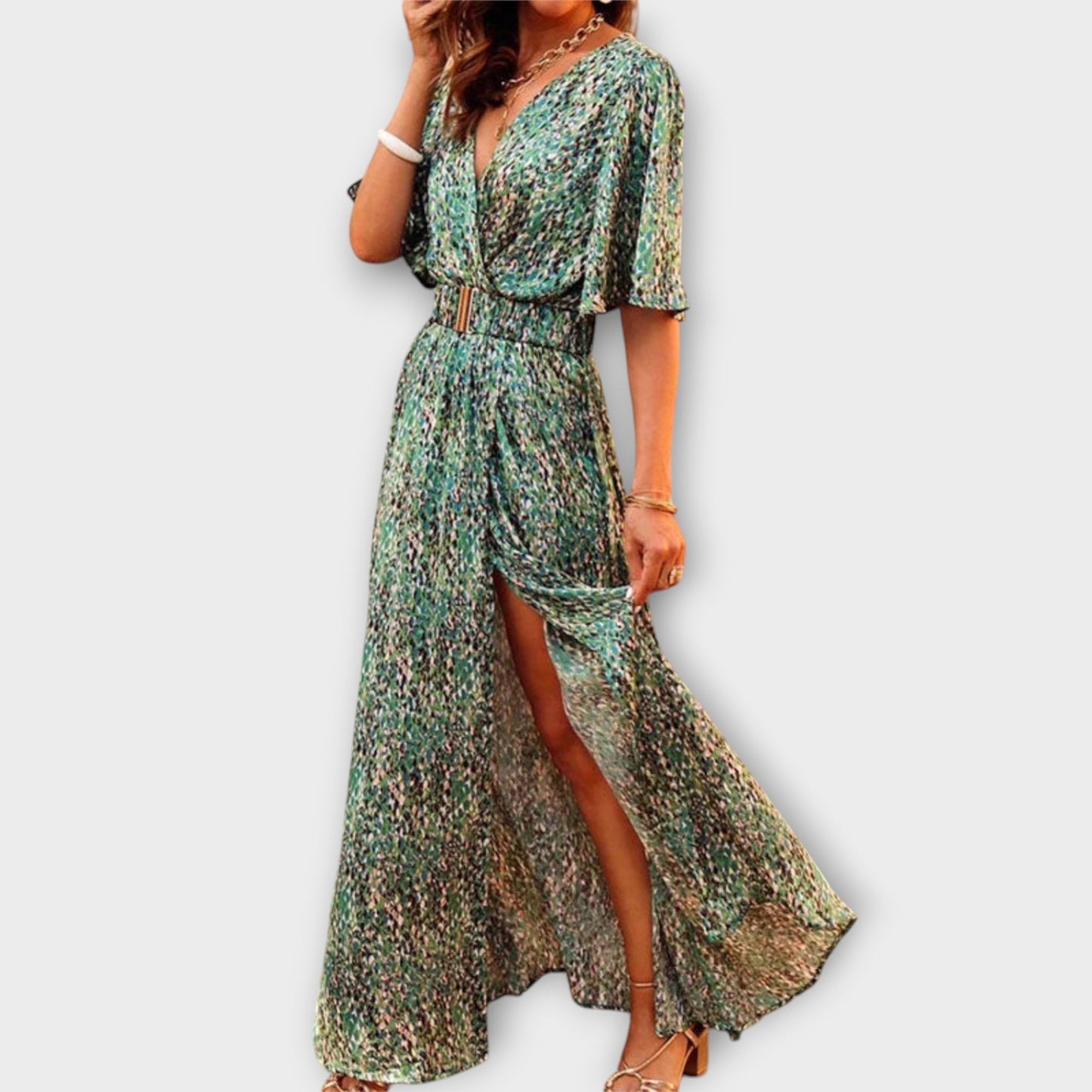 Vestito Elegante Maxi Avvolgente