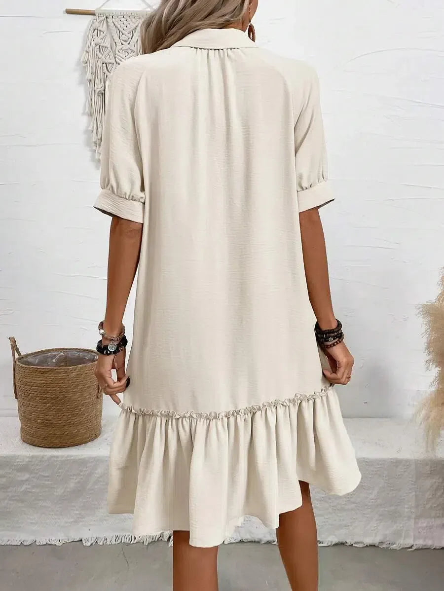 Elegante Abito Ruffle