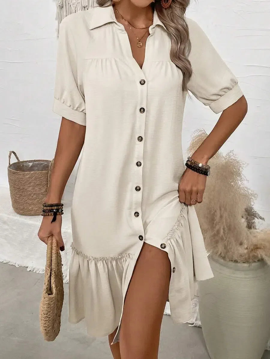 Elegante Abito Ruffle