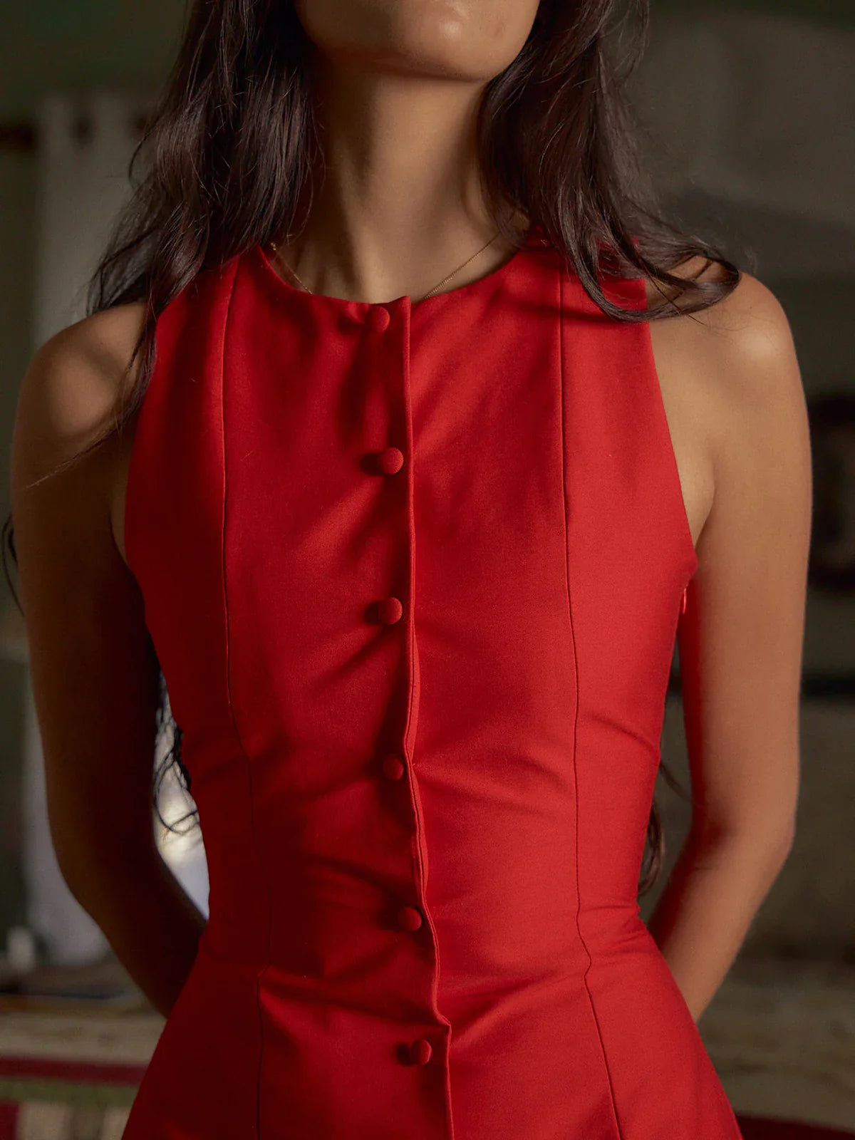 Vestito Senza Maniche, Eleganza Naturale