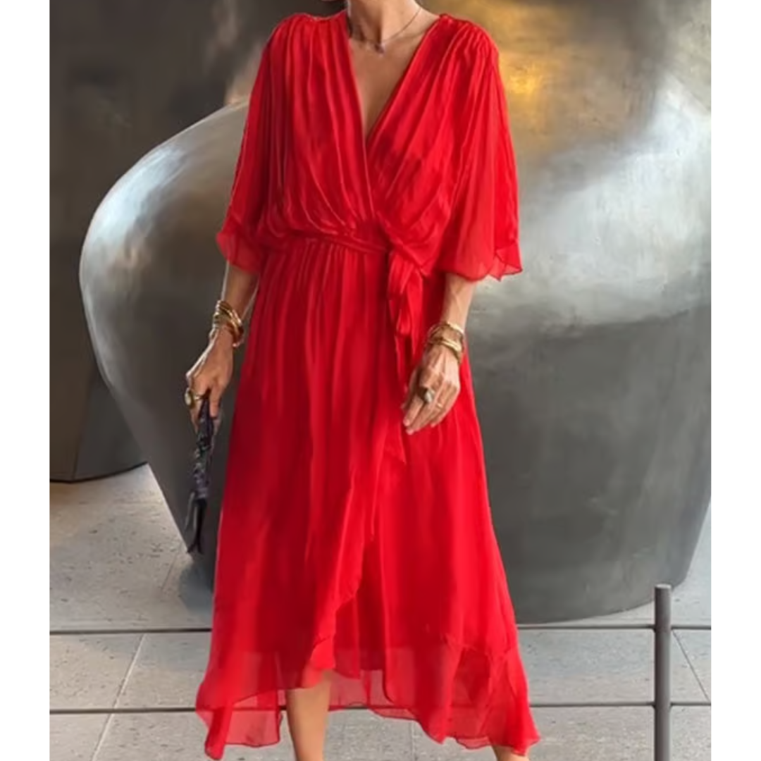 Empowered Curves V-Neck Dress
