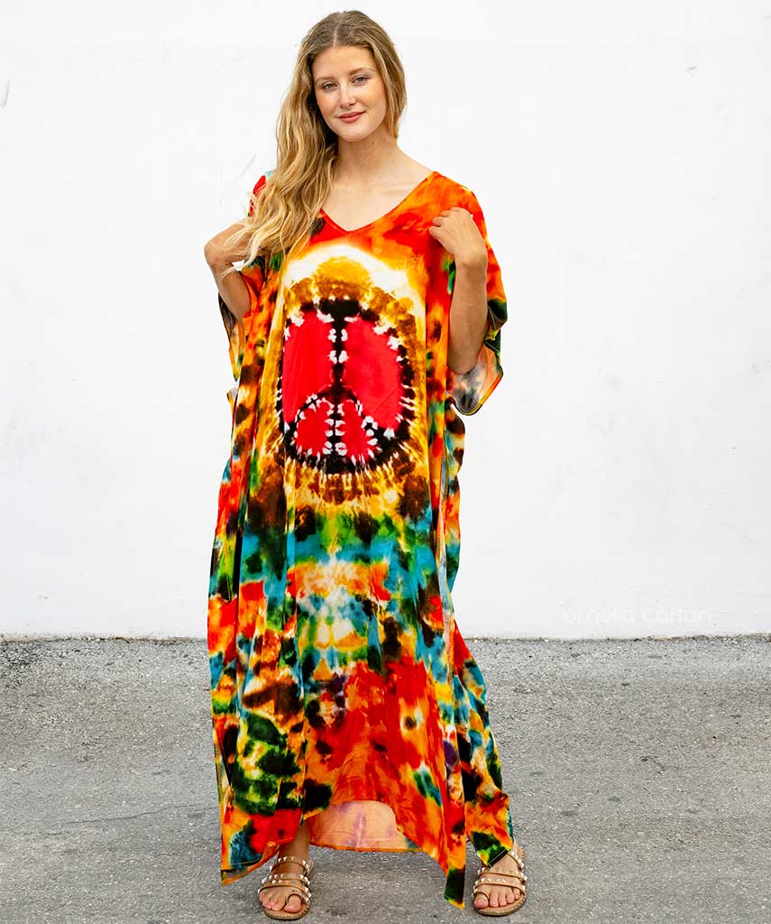 Caftano Elegante Multicolore