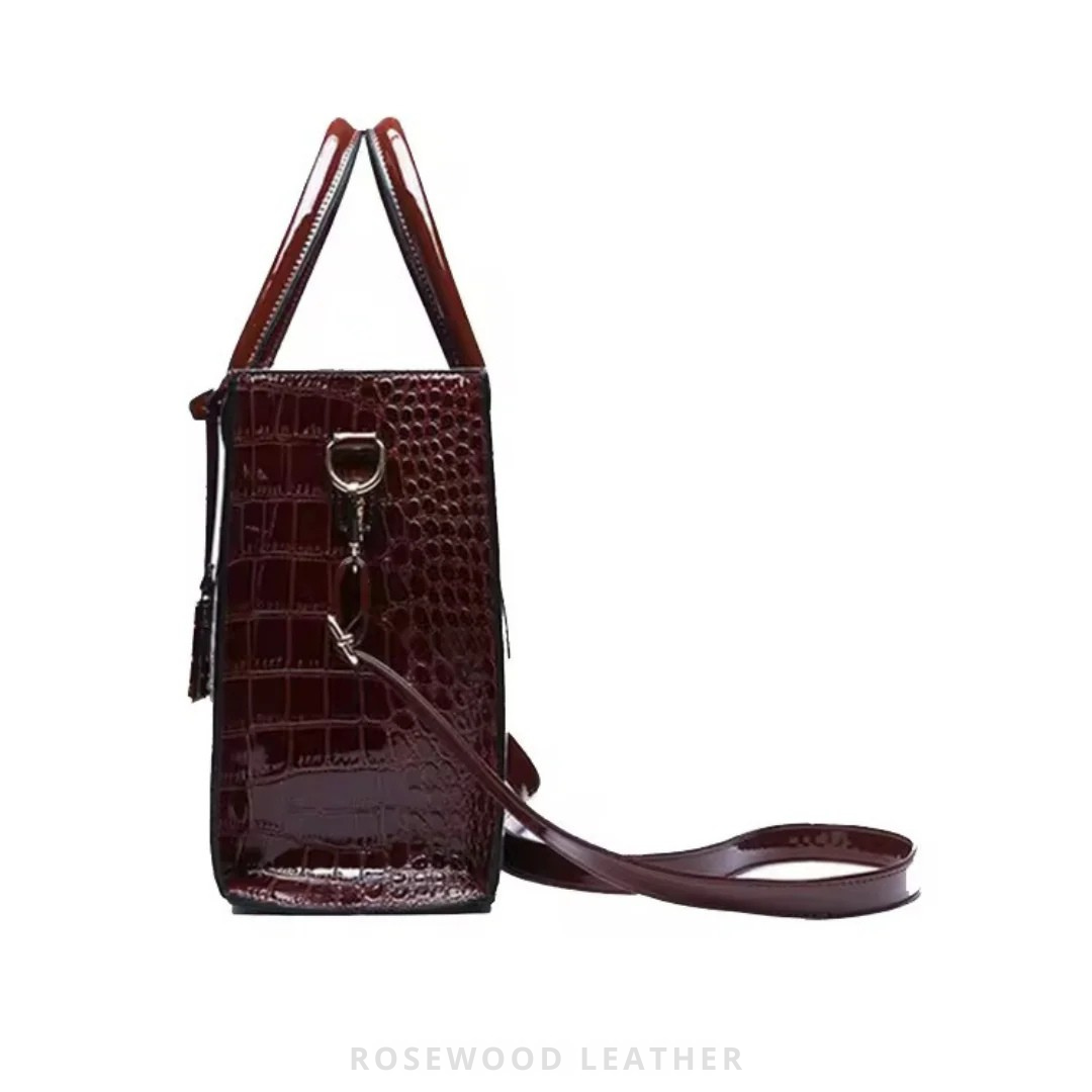 Borsa Effetto-Coccodrillo