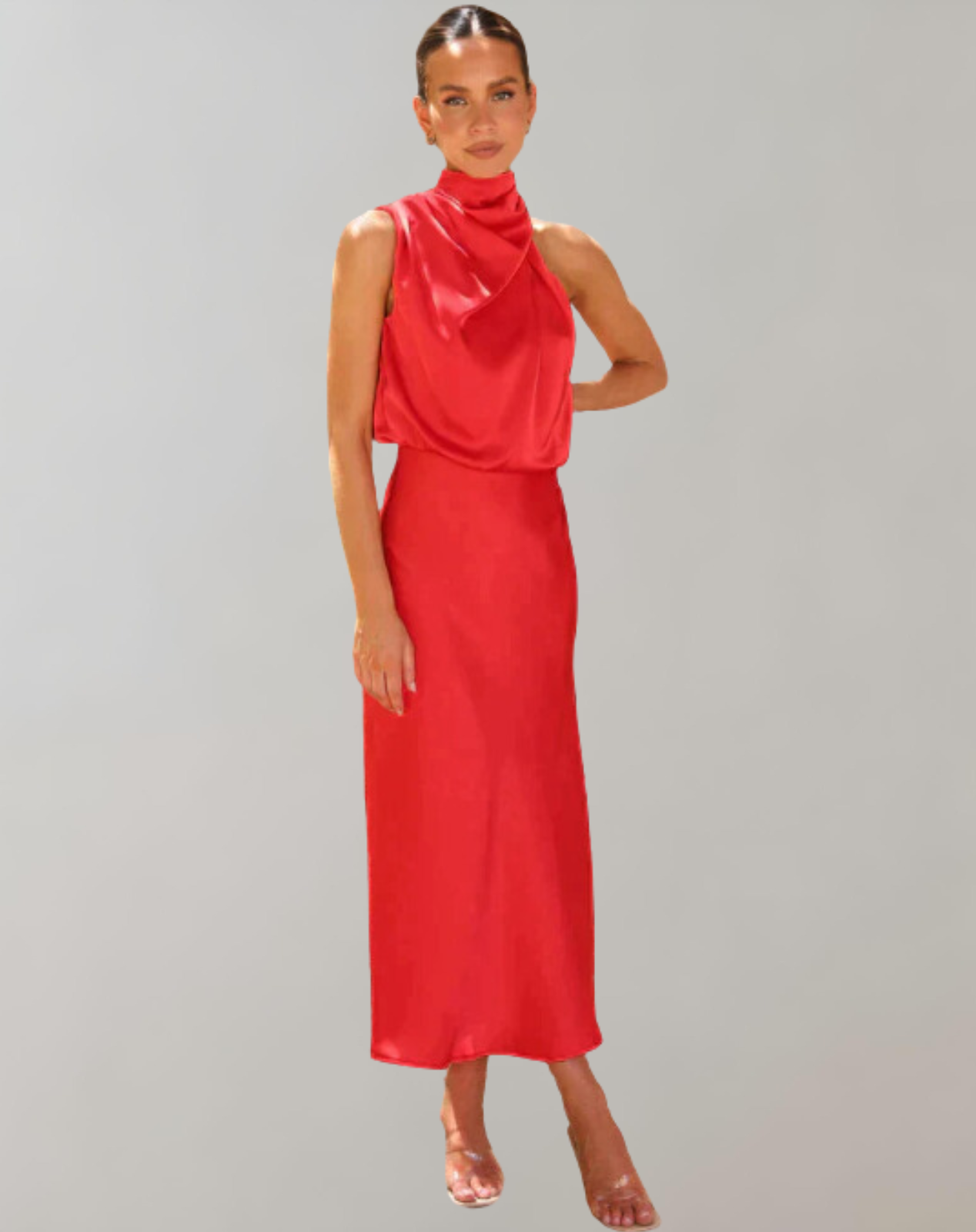 Abito-Elegante Lucido Maxikleid