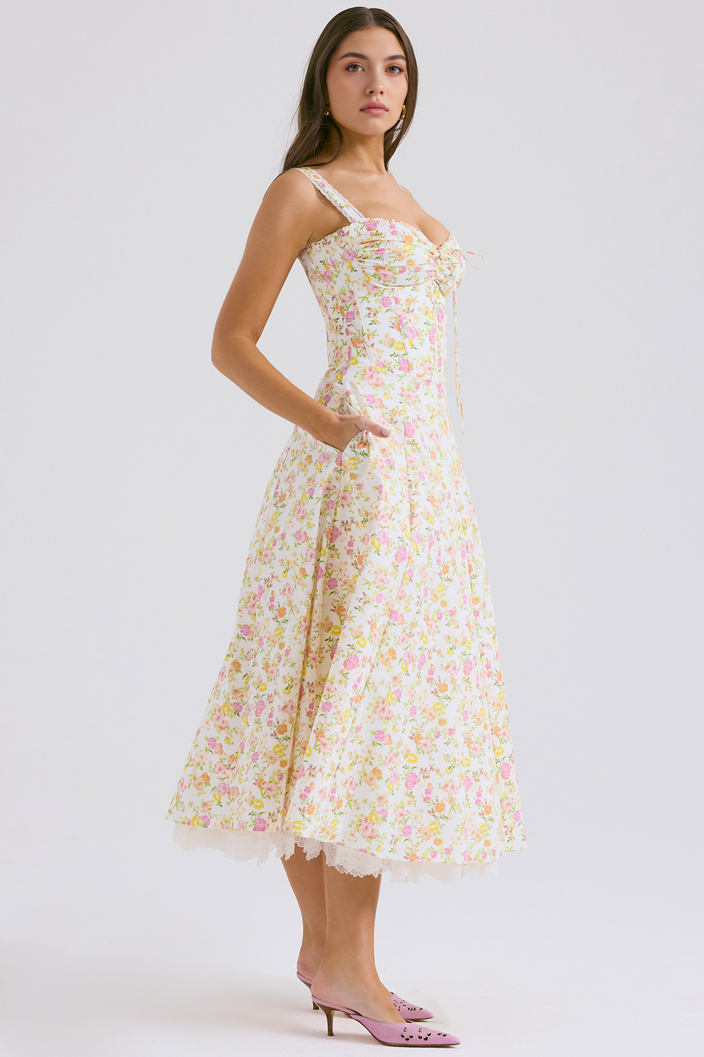 Emilia Floral Corset Dress