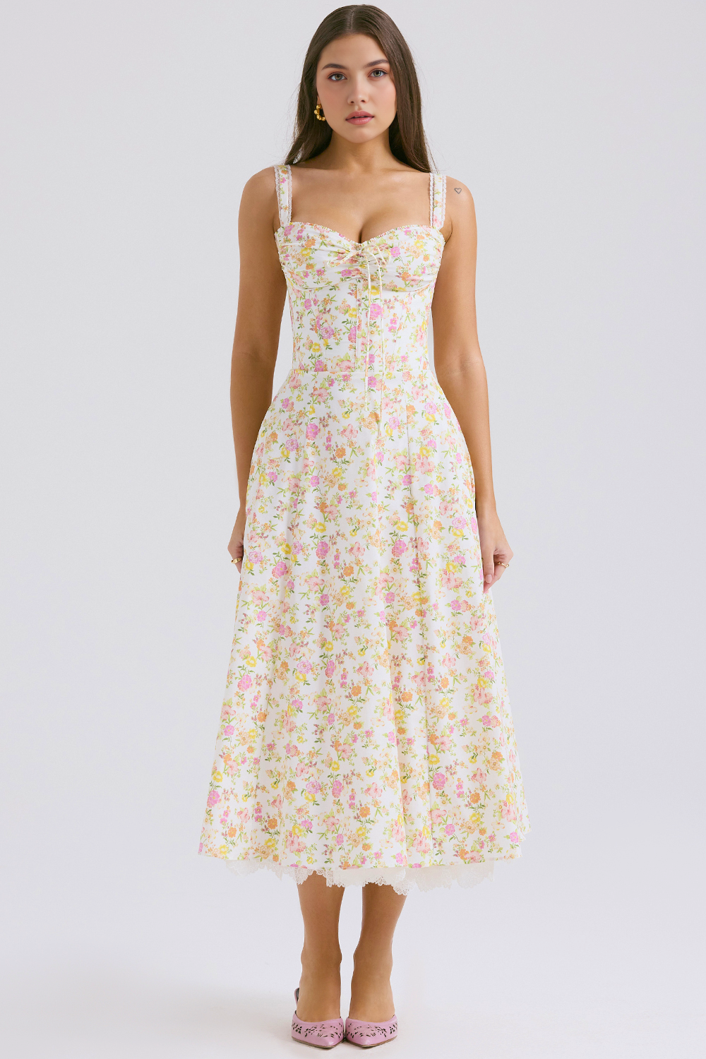 Emilia Floral Corset Dress