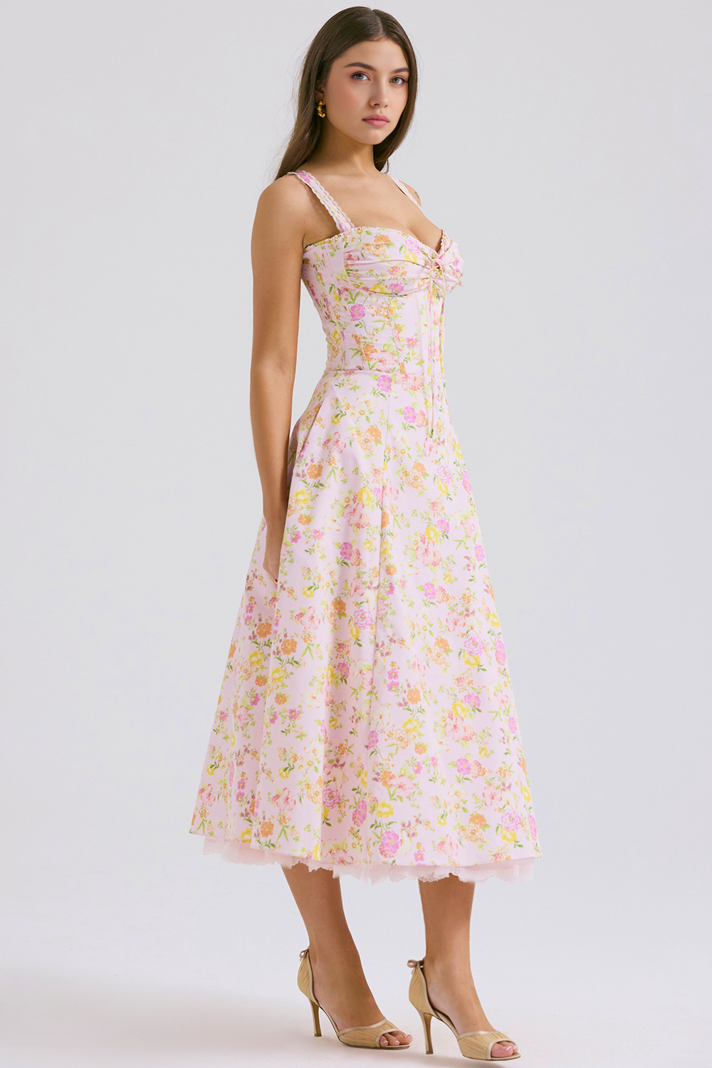 Emilia Floral Corset Dress