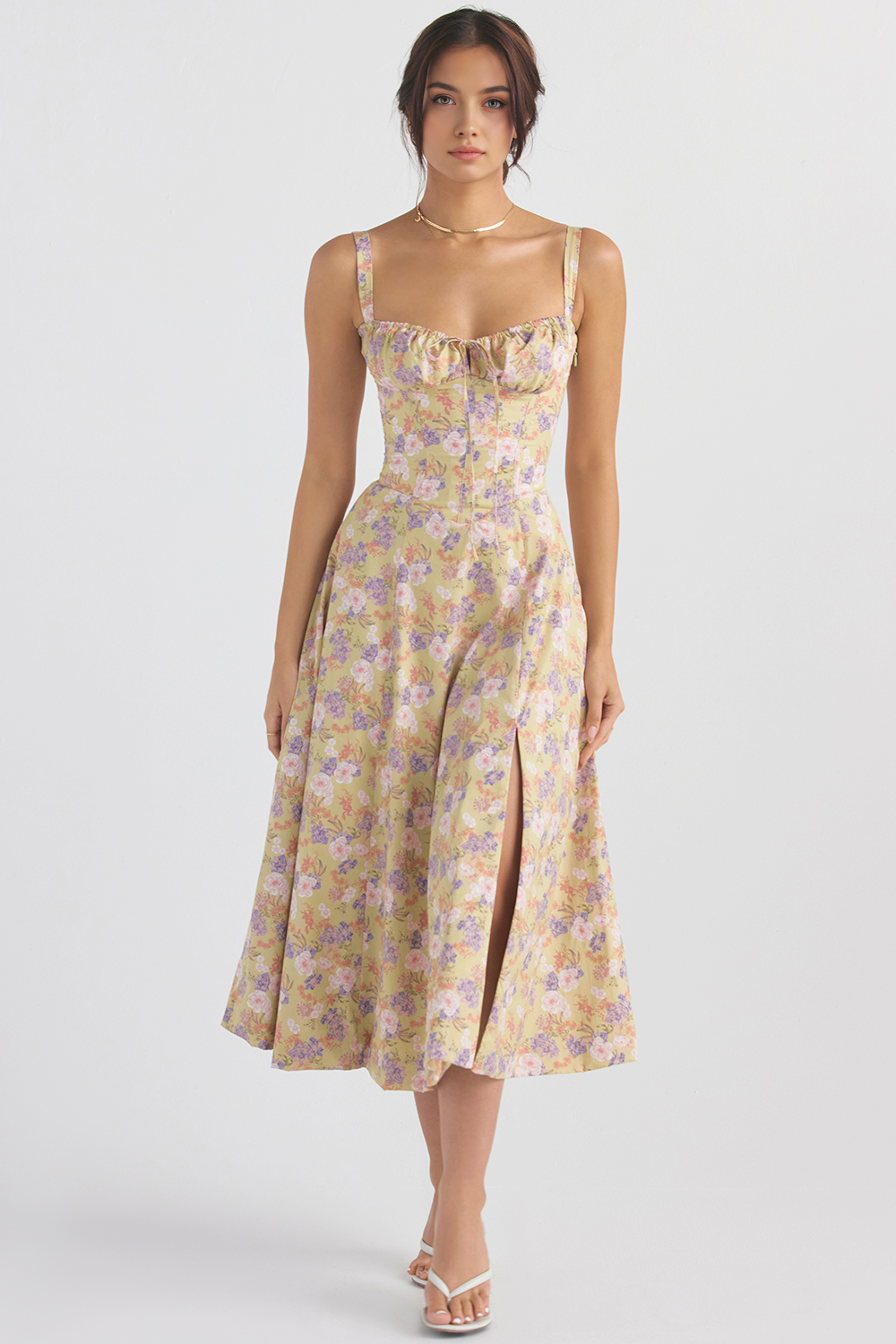 Allure Corset Midi Dress