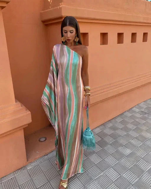 Vestito Maxi Chic Asimmetrico