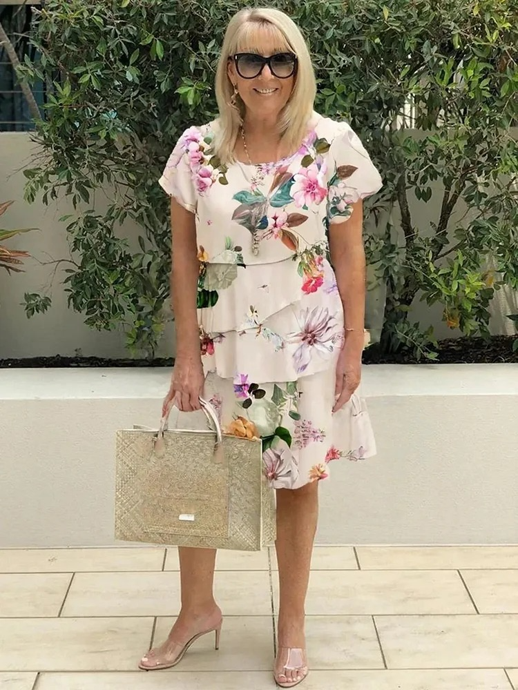 Floral-Chic Spring Dress