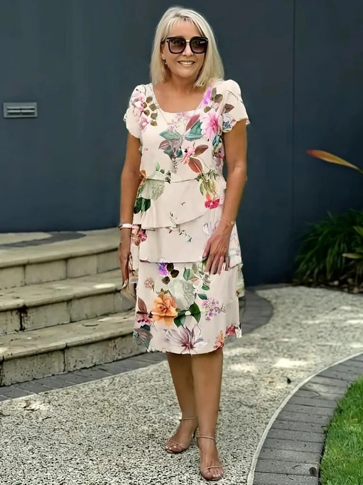 Floral-Chic Spring Dress