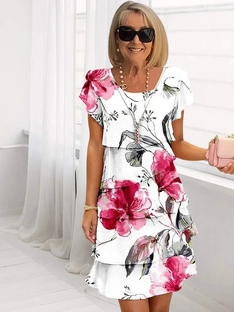 Floral-Chic Spring Dress