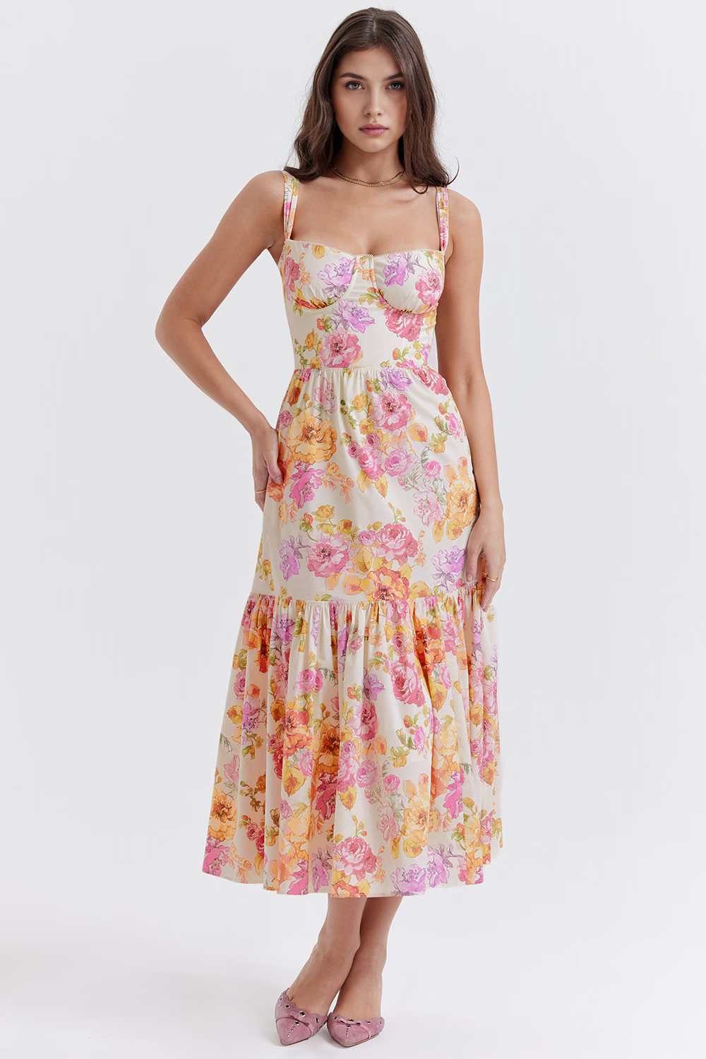 Sweetheart Midi Dress