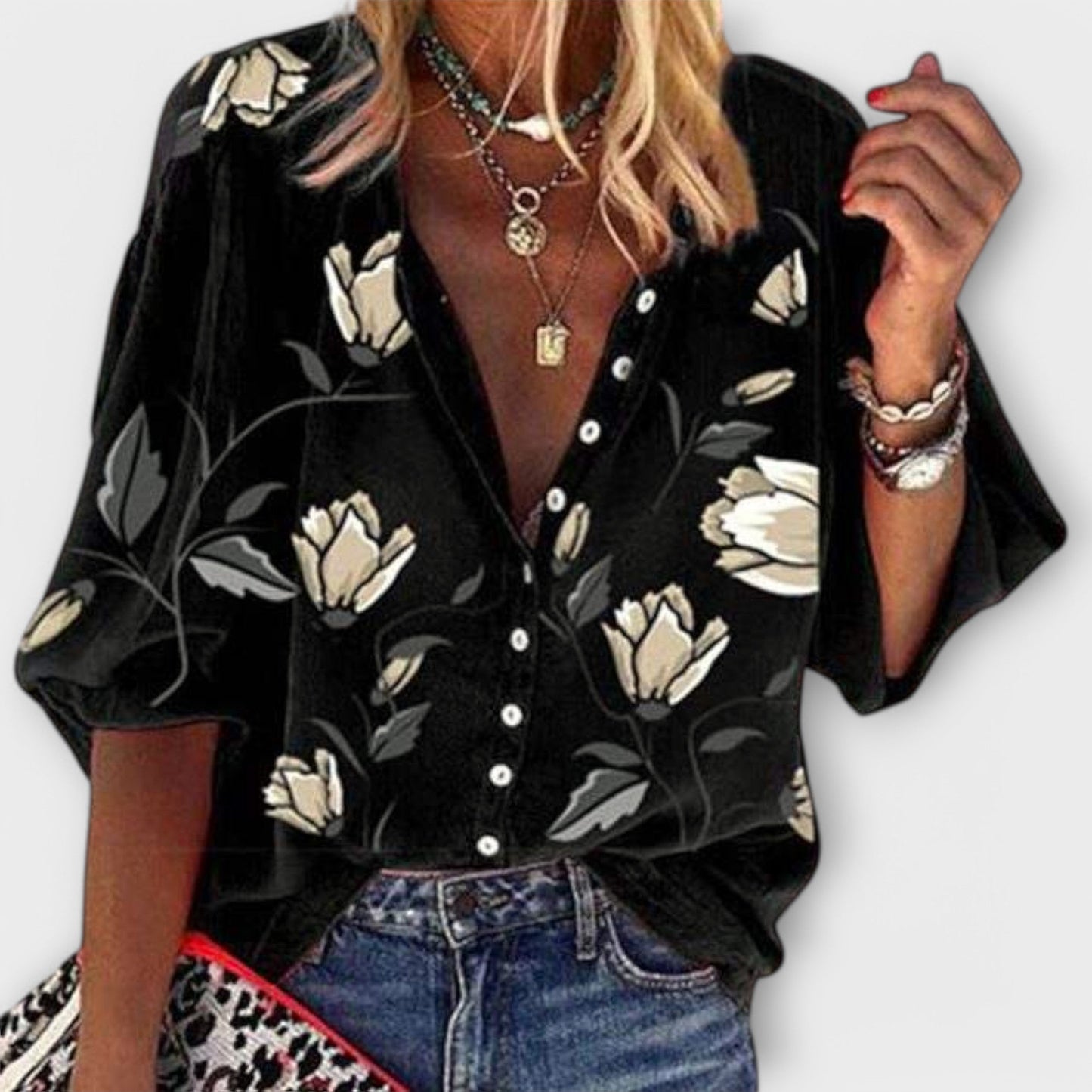 Blusa Floreale Elegante
