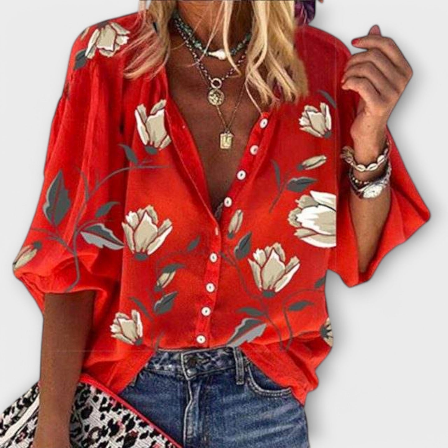 Blusa Floreale Elegante