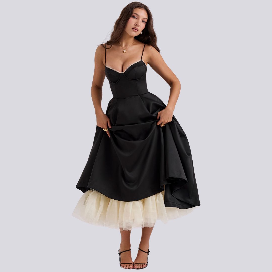 Eleganza Tulle Maxi Dress