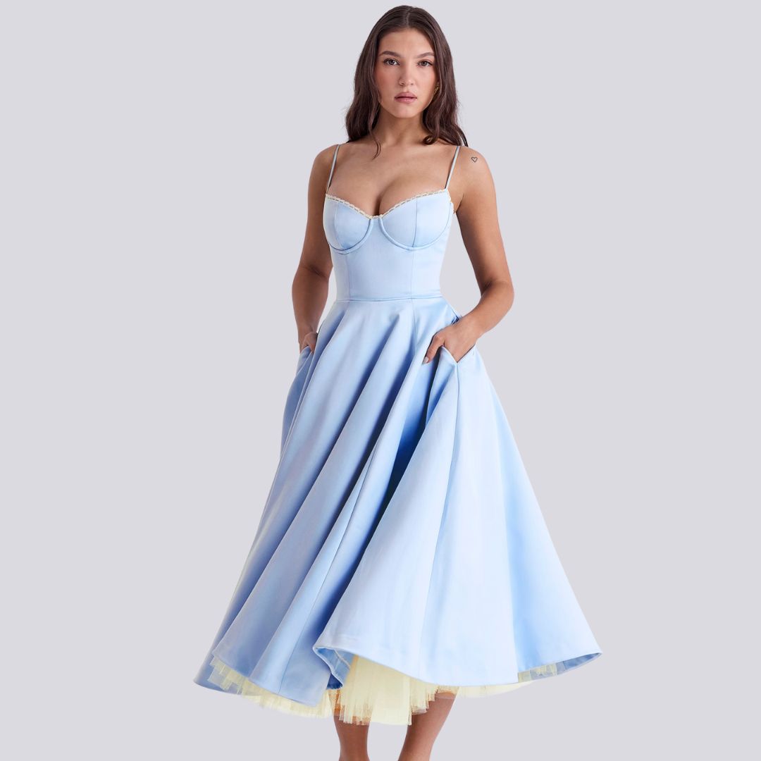 Eleganza Tulle Maxi Dress