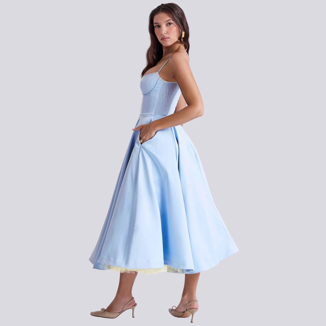 Eleganza Tulle Maxi Dress