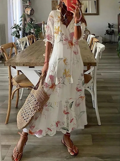 Elegant Flow Boho Dress