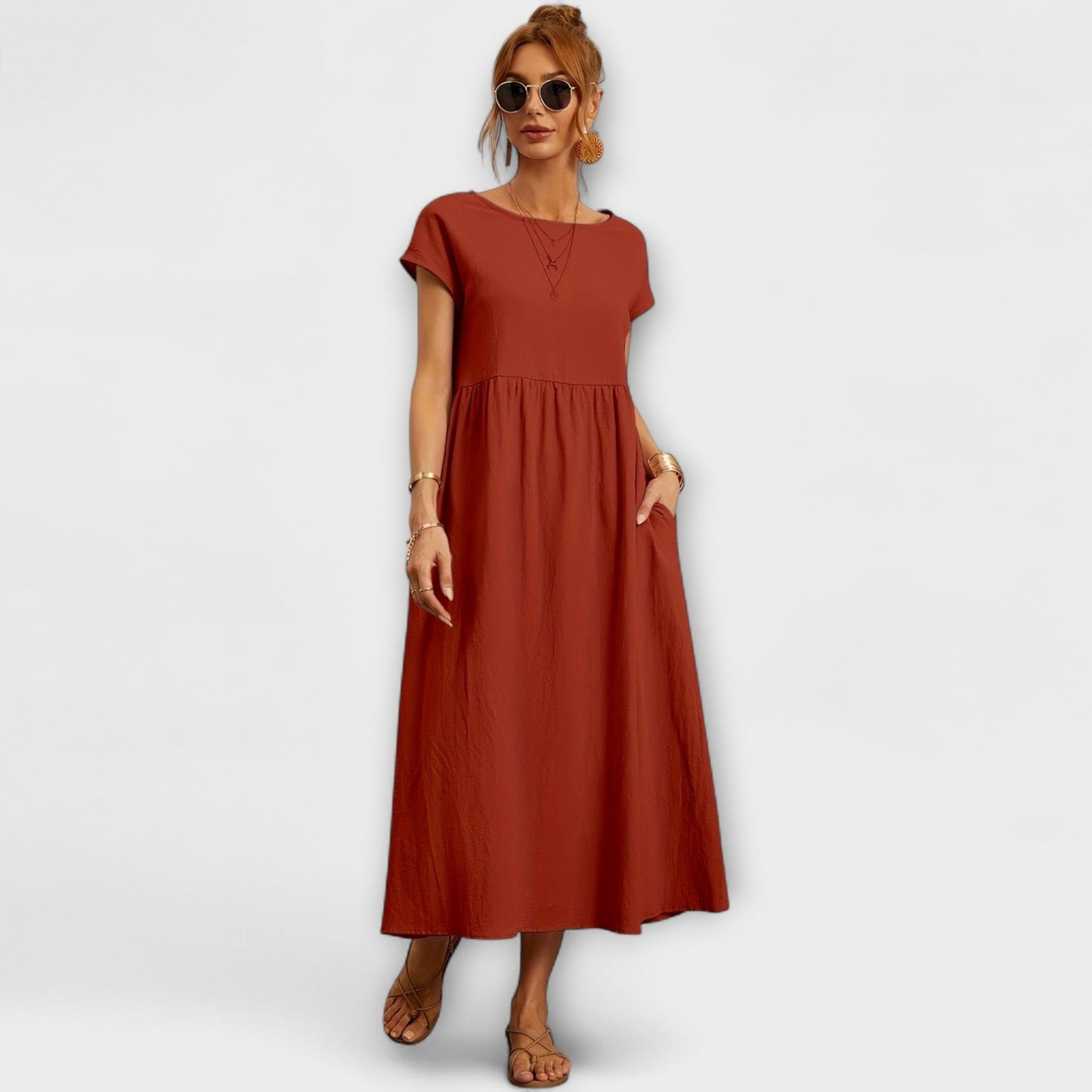 Eleganza-Floreale Abito Primavera