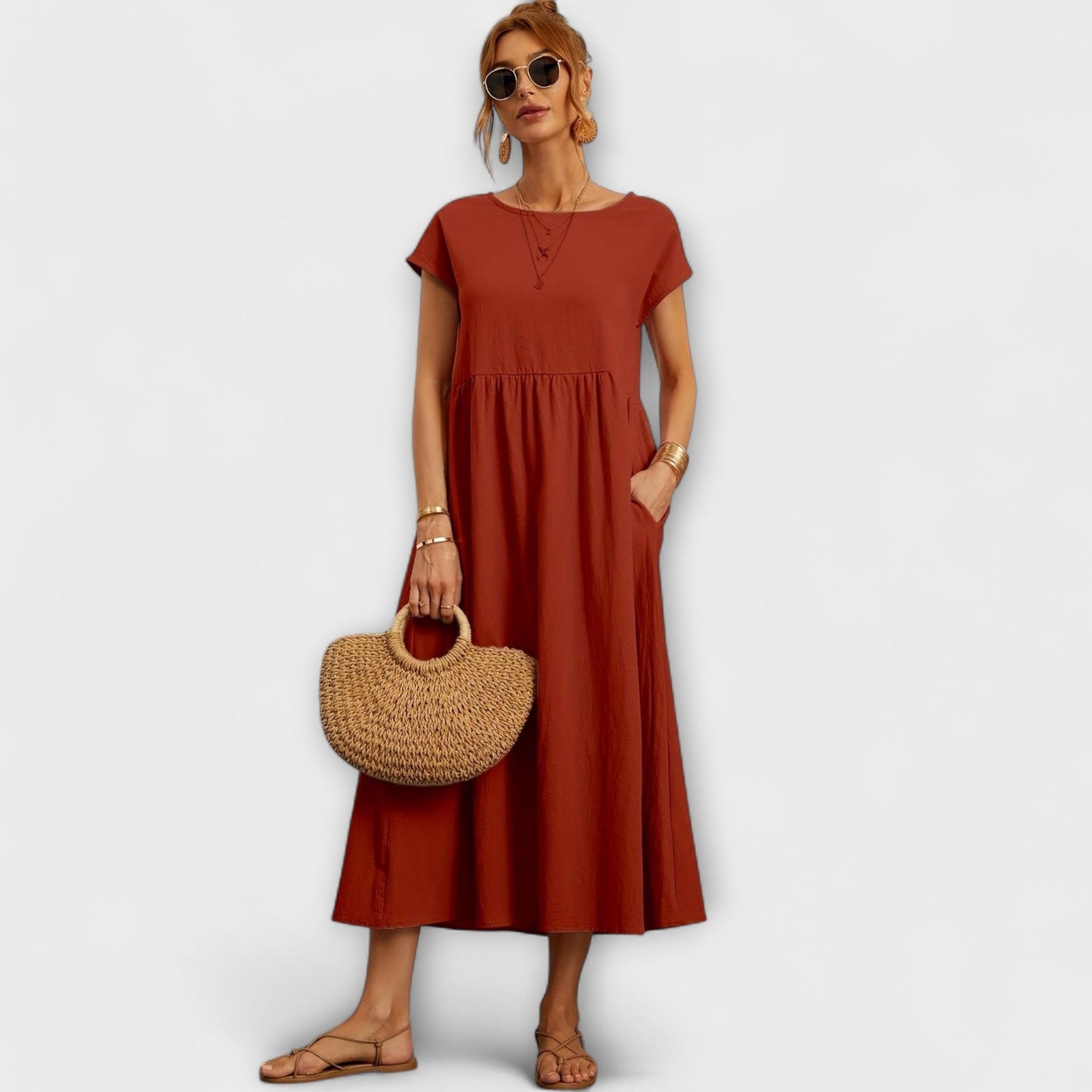 Eleganza-Floreale Abito Primavera