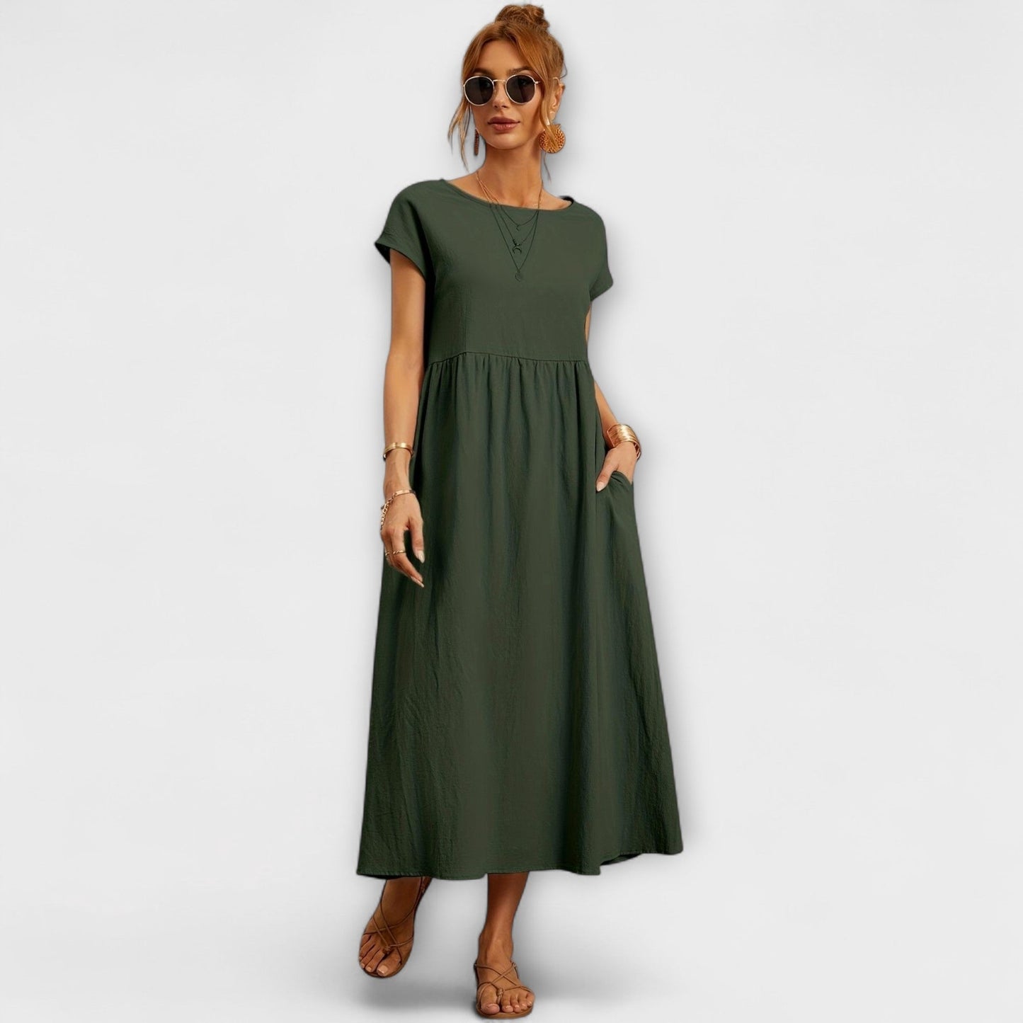 Eleganza-Floreale Abito Primavera