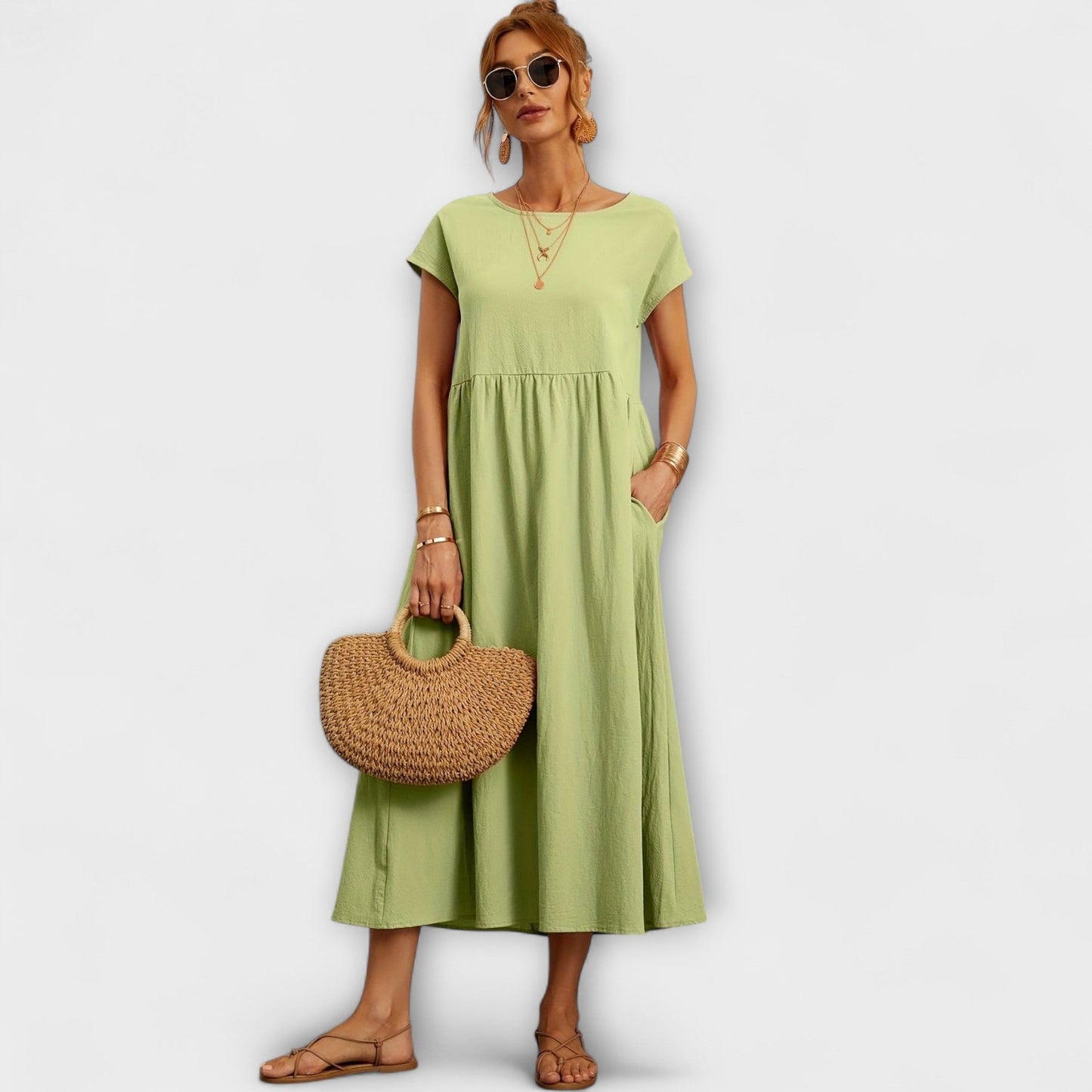 Eleganza-Floreale Abito Primavera