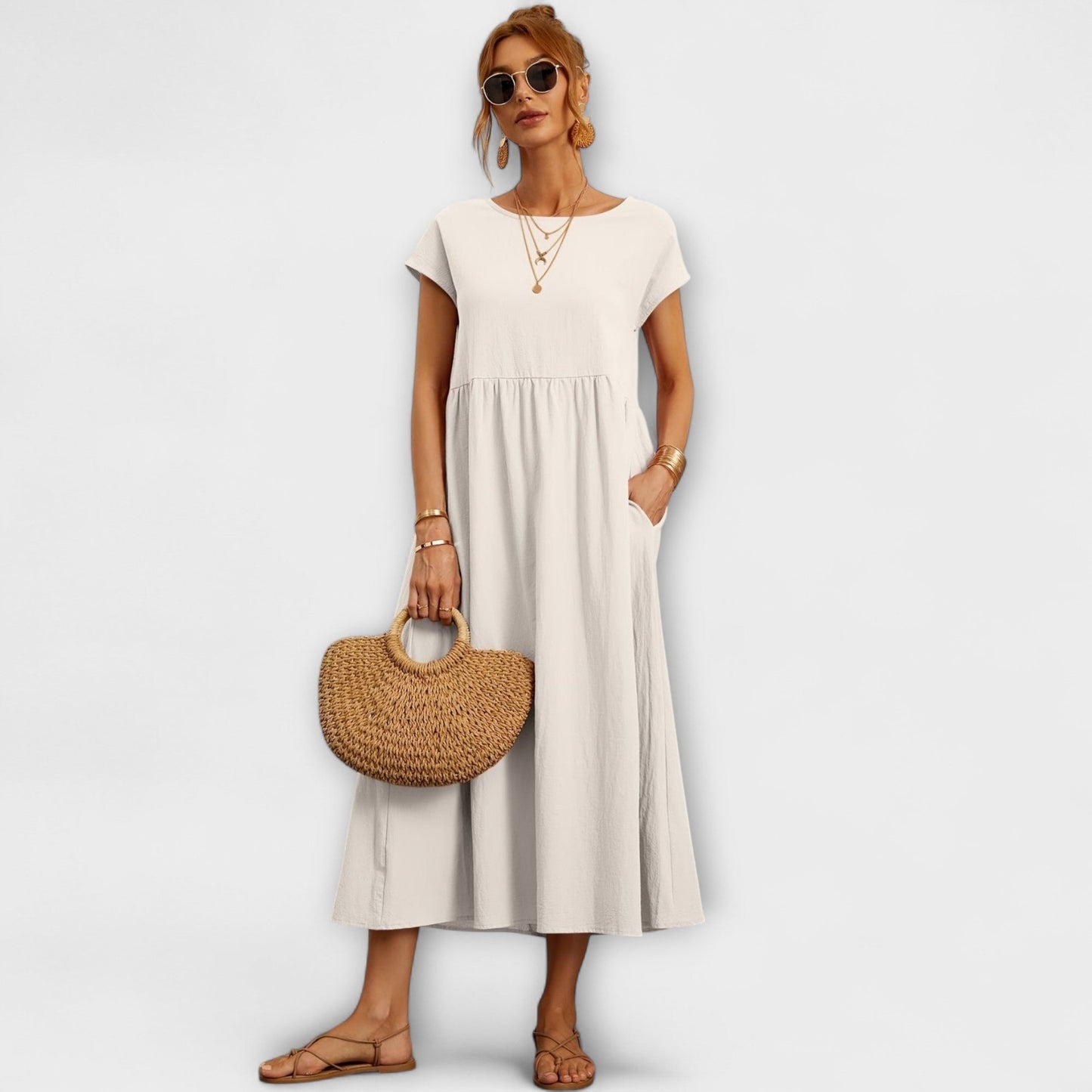 Eleganza-Floreale Abito Primavera